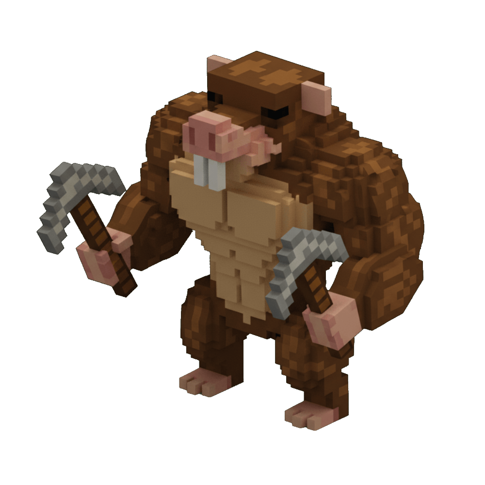 Jacked Mole Rat